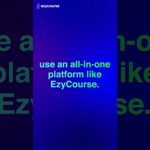 No Fancy Funnel? No Problem. Start Simple With EzyCourse 🚀 #EzyCourse #StartSimple #OnlineCourses