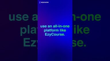 No Fancy Funnel? No Problem. Start Simple With EzyCourse 🚀 #EzyCourse #StartSimple #OnlineCourses