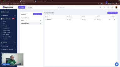 EzyCourse 2.0 Website Builder – Live Walkthrough with Sadek